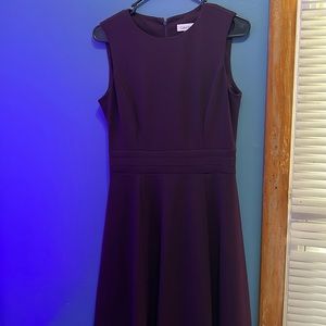 Calvin Klein purple dress